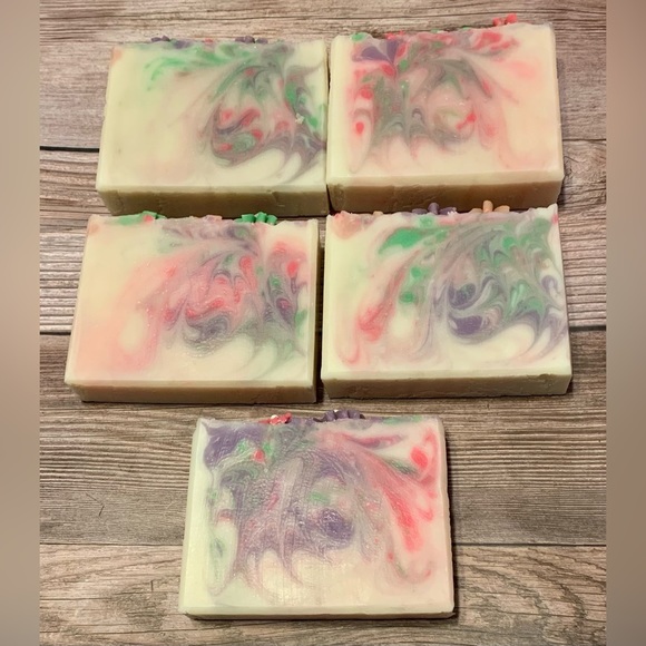 Sold out- Hand Crafted Artisan Soap with a Soap Flower Top - Picture 5 of 7